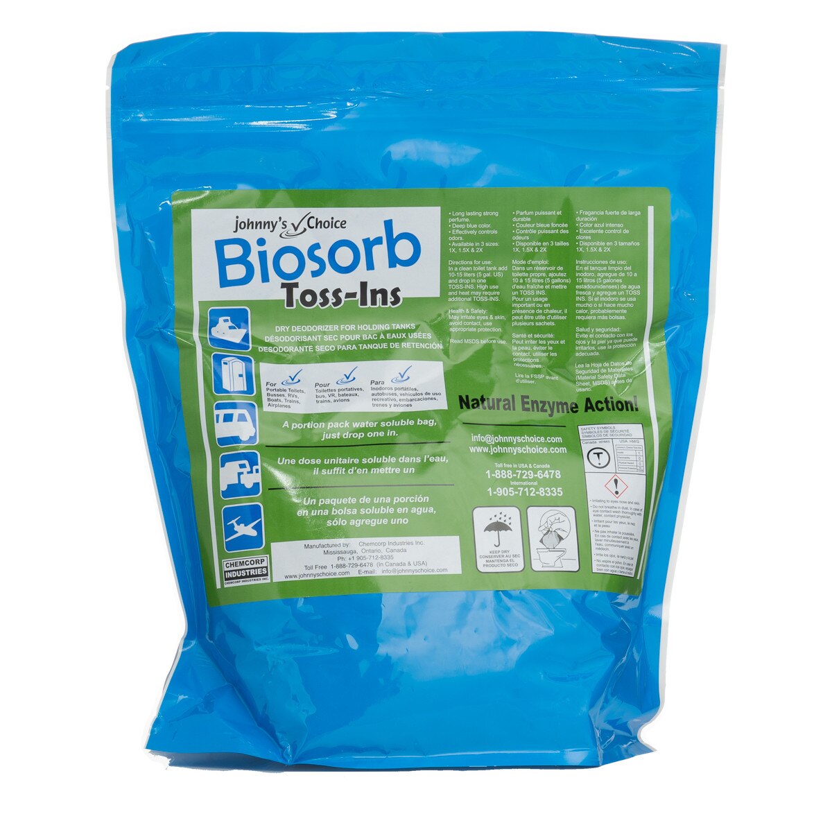 JOHNNY'S CHOICE BIOSORB TOSS-IN (BAG)